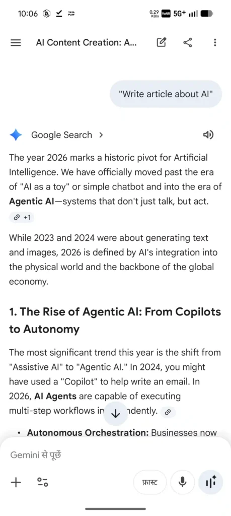 AI content workflow process from idea generation to final publishing